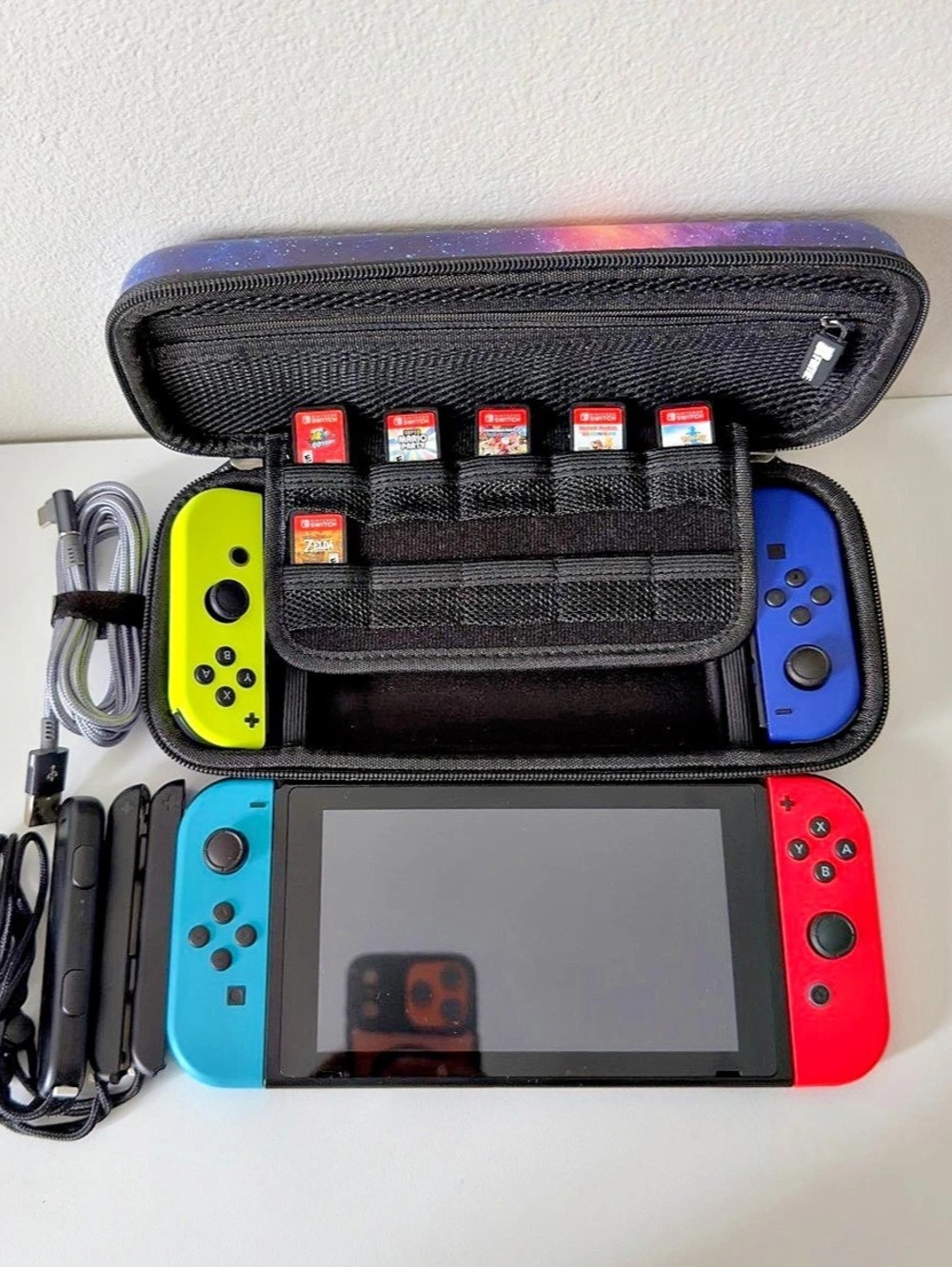 Nintendo Switch Console Bundle with Case and Games Console Bundle with Games